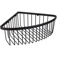 Полка для ванной Kaiser KH-5212 23x23 см, угловая, черный матовый