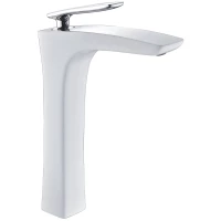 Смеситель для раковины Rose R2711F хром/белый