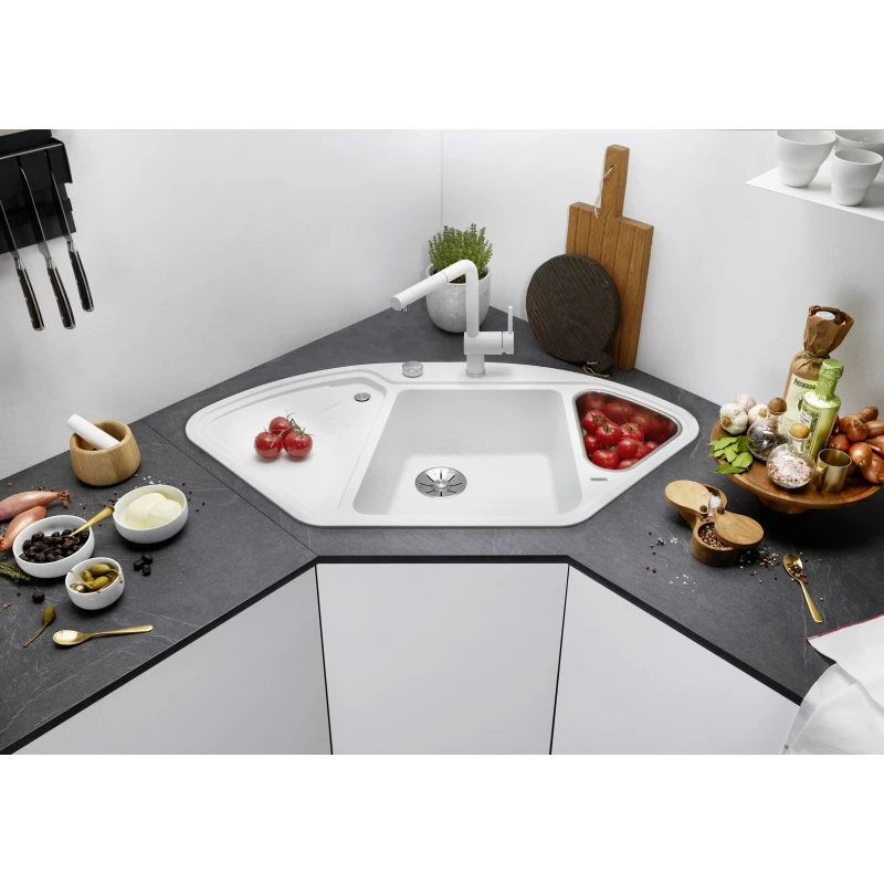 Кухонная мойка Blanco Delta II InFino алюметаллик 523658