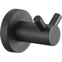 Крючок Savol S-005654H двойной, для ванны, черный матовый