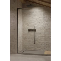 Неподвижная перегородка Radaway Modo SL Black II 105 Left 10319105-54-01L прозрачное