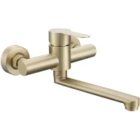 Смеситель для кухни Fmark FS8207C золотой матовый