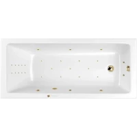 Акриловая ванна Whitecross Wave 0101.170070.100.ULTRANANO.GL 169,5x70 см, с гидромассажем, белый