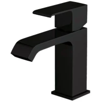 Смеситель для раковины Cezares Porta PORTA-LS1-NOP с донным клапаном, черный матовый