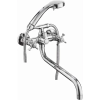 Смеситель для ванны D-Lin D146807-3 универсальный, с душевым гарнитуром, хром