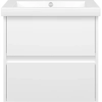 Тумба белый глянец 55,3 см Misty Алиса Э-Али01058-011П2Я