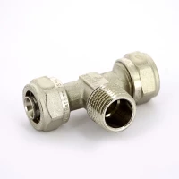 Тройник обжим 16 х 1/2