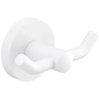 Крючок Timo Saona 13012/16 двойной, для ванны, белый матовый