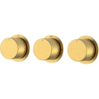 Смеситель для ванны Boheme Stick Diamond 124-3-MG.1 встраиваемый, золотой матовый