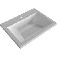 Раковина Equil Lotos 4670142930891 60x45 см, накладная, белый