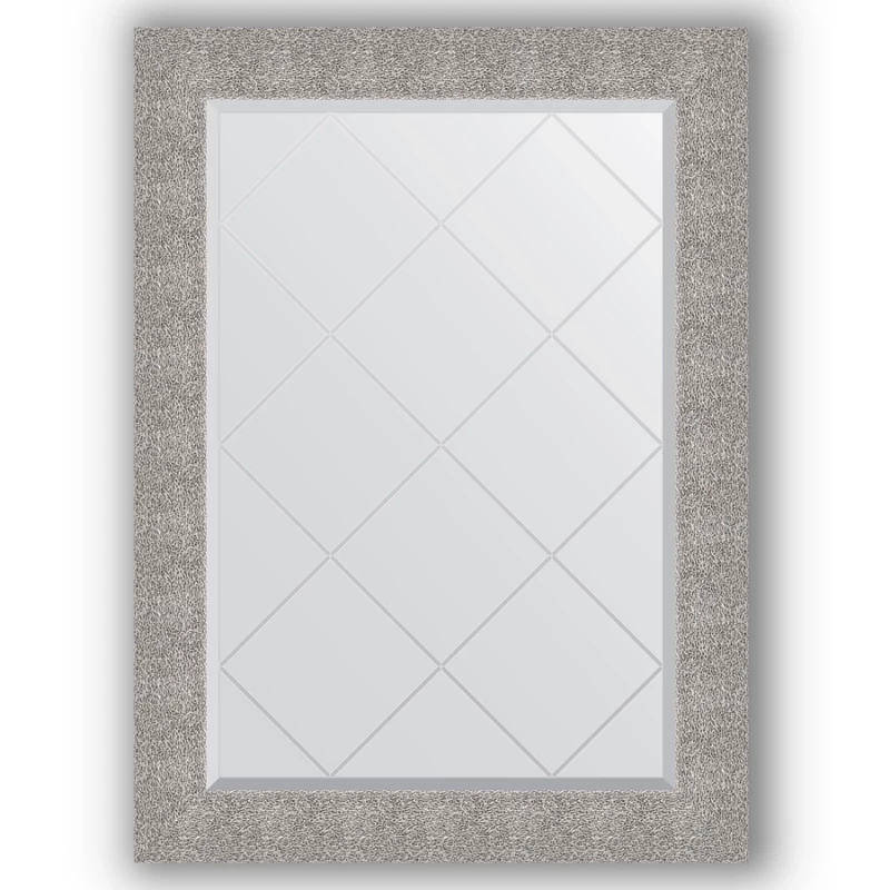 Зеркало 76x104 см чеканка серебряная Evoform Exclusive-G BY 4195