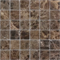 Мозаика Pietrine 7 Emperador Dark POL 48x48x7