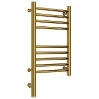 Полотенцесушитель электрический 500x300 золотой МЭМ левый, перемычка прямая Сунержа Богема 3.0 03-5804-5030