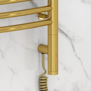 Изображение товара полотенцесушитель электрический 1000x400 золотой мэм правый, перемычка выгнутая сунержа богема 3.0 03-5803-1040