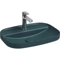 Раковина Allen Brau Fantasy Sphere 4.11034.PT 55x40 см, встраиваемая сверху, темно-зеленый