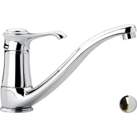 Смеситель для кухни Emmevi Tiffany 6095/BO золотой/белый