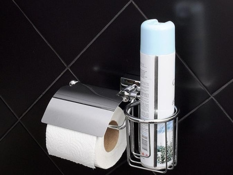 Держатель туалетной бумаги и освежителя воздуха Fixsen Kvadro FX-61309+10