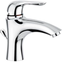 Смеситель для раковины Emmevi Neco 91003/CR с донным клапаном, хром