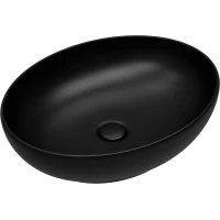 Раковина-чаша Misty MLN-320316MB 52x39,5 см, накладная, черный матовый