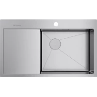 Кухонная мойка Omoikiri Akisame 86-IN-R Side 4997042 86x51 см, нержавеющая сталь