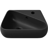 Раковина Lavinia Boho Bathroom Sink 33311070 44x27 см L, рукомойник, черный матовый