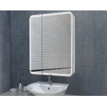 Изображение товара зеркальный шкаф 80x80 см белый r art&max verona am-ver-800-800-2d-r-ds-f