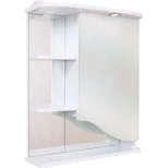 Изображение товара зеркальный шкаф 60x71,2 см белый глянец r onika виола 206004