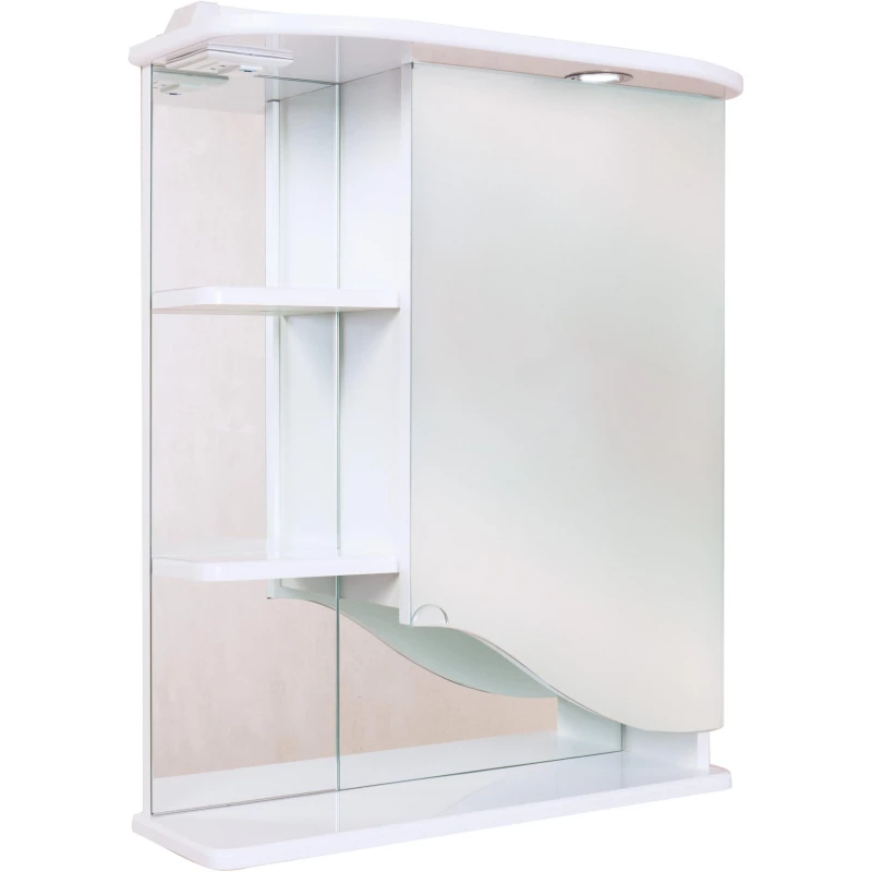 Зеркальный шкаф 60x71,2 см белый глянец R Onika Виола 206004