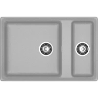 Кухонная мойка GranFest Level 760K 76x50 см, серый