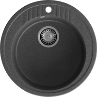 Кухонная мойка GranFest Rondo 520 52x52 см, графит