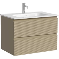 Тумба под раковину Sancos Folk FL70CP 69 см, подвесная, капучино матовый