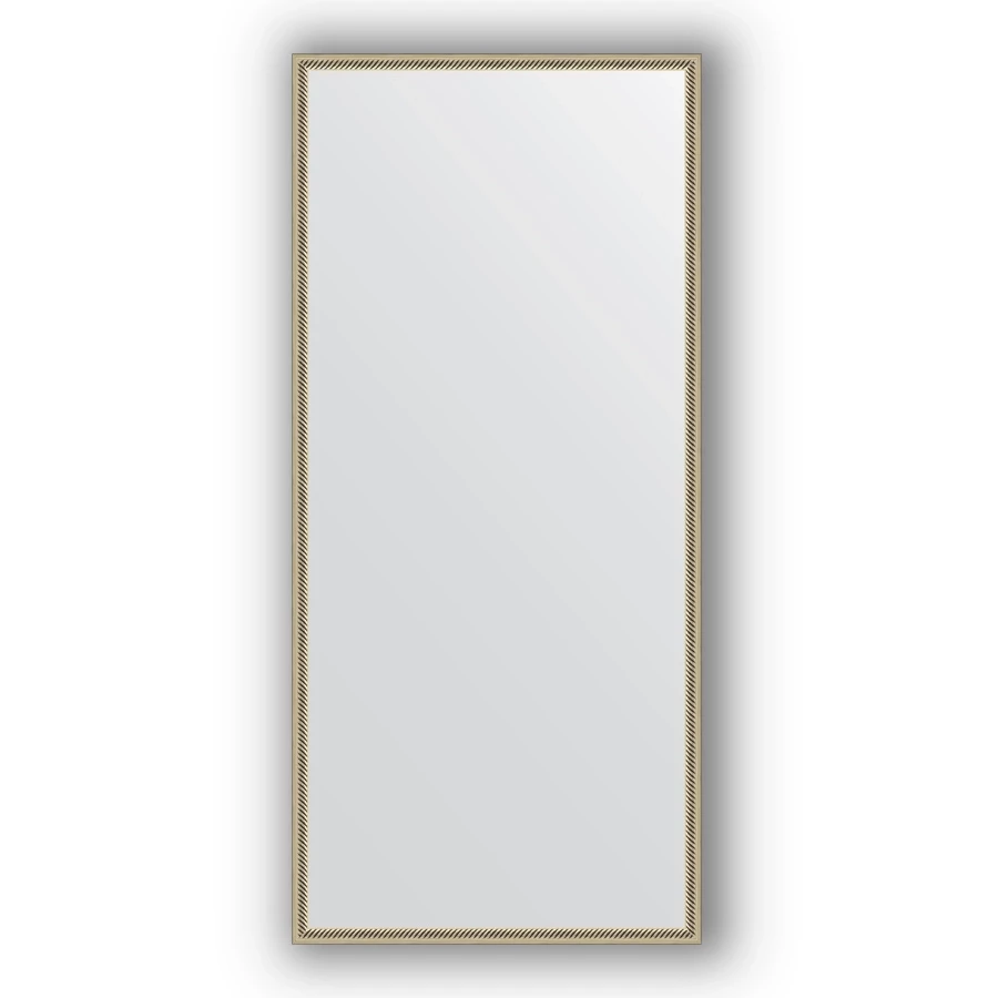 Зеркало 68x148 см витое серебро Evoform Definite BY 0759 зеркало 68x88 см витое золото evoform definite by 0675