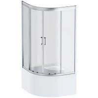 Душевой уголок 90x90 см Am.Pm Gem W90G-401A090WT прозрачное