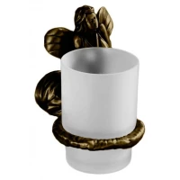 Стакан с держателем бронза Art&Max Fairy AM-0984-B