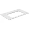 Столешница 80 см белый матовый для раковин встраиваемых сверху Kerama Marazzi Plaza Classic Монте Тиберио PL2.SG507120R\80 - 1