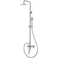 Душевая система Rush Santiago SUS1116-40 150 мм, со смесителем, сатин