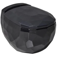 Унитаз подвесной beWash Bekinger 87303206 с сиденьем микролифт, черный глянец