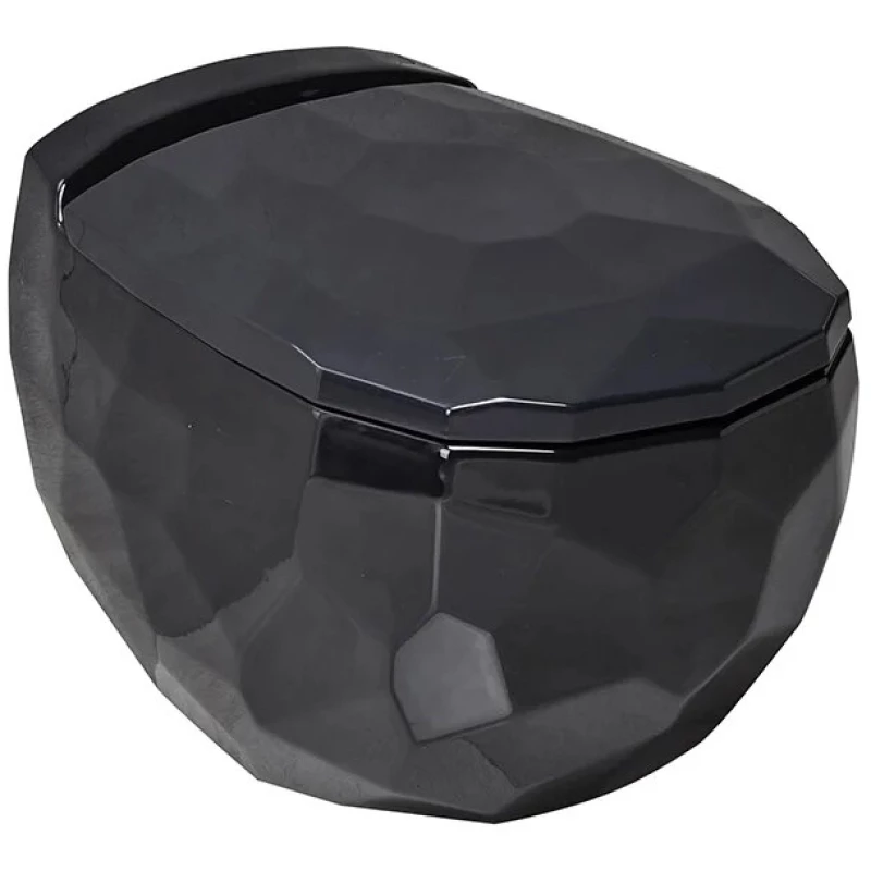 Унитаз подвесной beWash Bekinger 87303206 с сиденьем микролифт, черный глянец