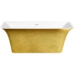 Изображение товара акриловая ванна 160,5x77 см lagard evora treasure gold lgd-evr-tg