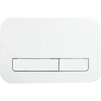 Кнопка смыва Veconi Flush V12 FLV12-W для инсталляции, белый глянец