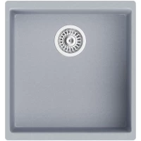 Кухонная мойка PEZARO PZG.400.400-49.ALUMIN 43x46 см, алюметаллик