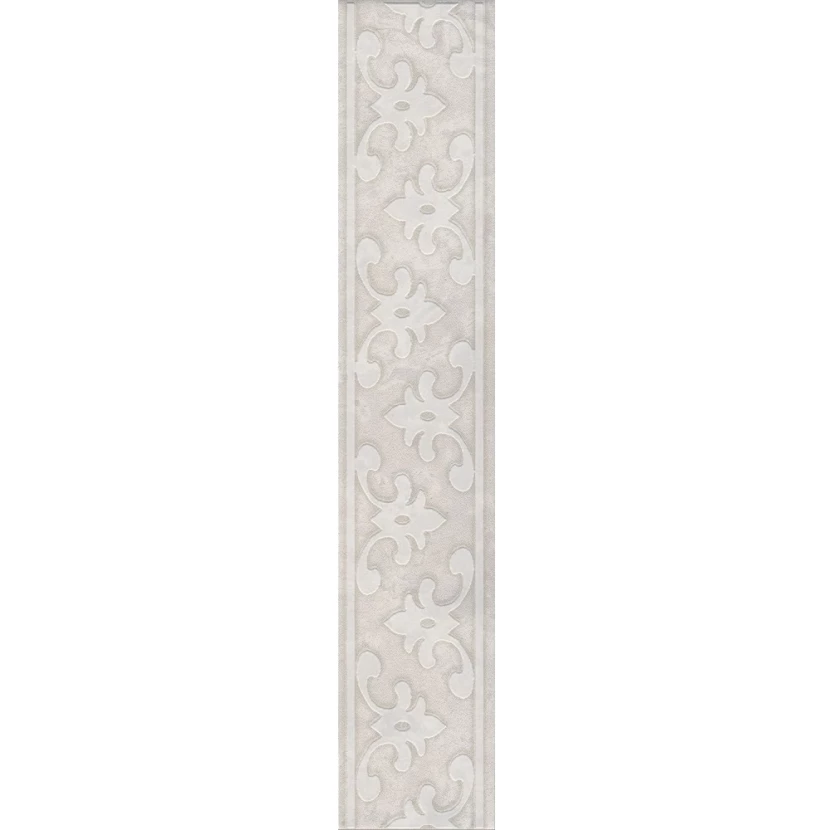 Керамическая плитка Kerama Marazzi Бордюр Ферони серый светлый матовый 30x5,7x0,69 OS\A295\8349