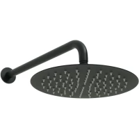 Верхний душ Allen Brau Priority 5.31A17-31 300 мм, с кронштейном, черный матовый