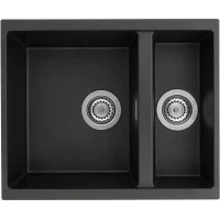 Кухонная мойка PEZARO PZG.335.155.400-77.DEEPBLACK 55,5x46 см, черный