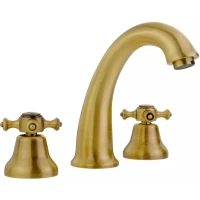 Смеситель для раковины Migliore Prestige 31612 с донным клапаном, бронза