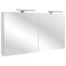Зеркальный шкаф 120х65 см белый блестящий Jacob Delafon EB1368-G1C - 1