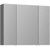 Зеркальный шкаф 81x66 см антрацит матовый R ORKA Likya 3001088