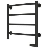 Полотенцесушитель электрический 500x500 темный титан муар МЭМ правый Сунержа Галант 2.0 15-5201-5050