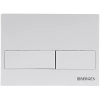 Кнопка смыва Berges Novum L4 040014 для инсталляции, белый матовый