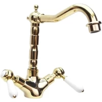 Смеситель для кухни Magliezza Bianco 50151-do золотой